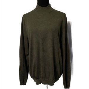 Brooks Brothers Mens | Extra Fine 100% Italian Merino Wool | LS | Large …